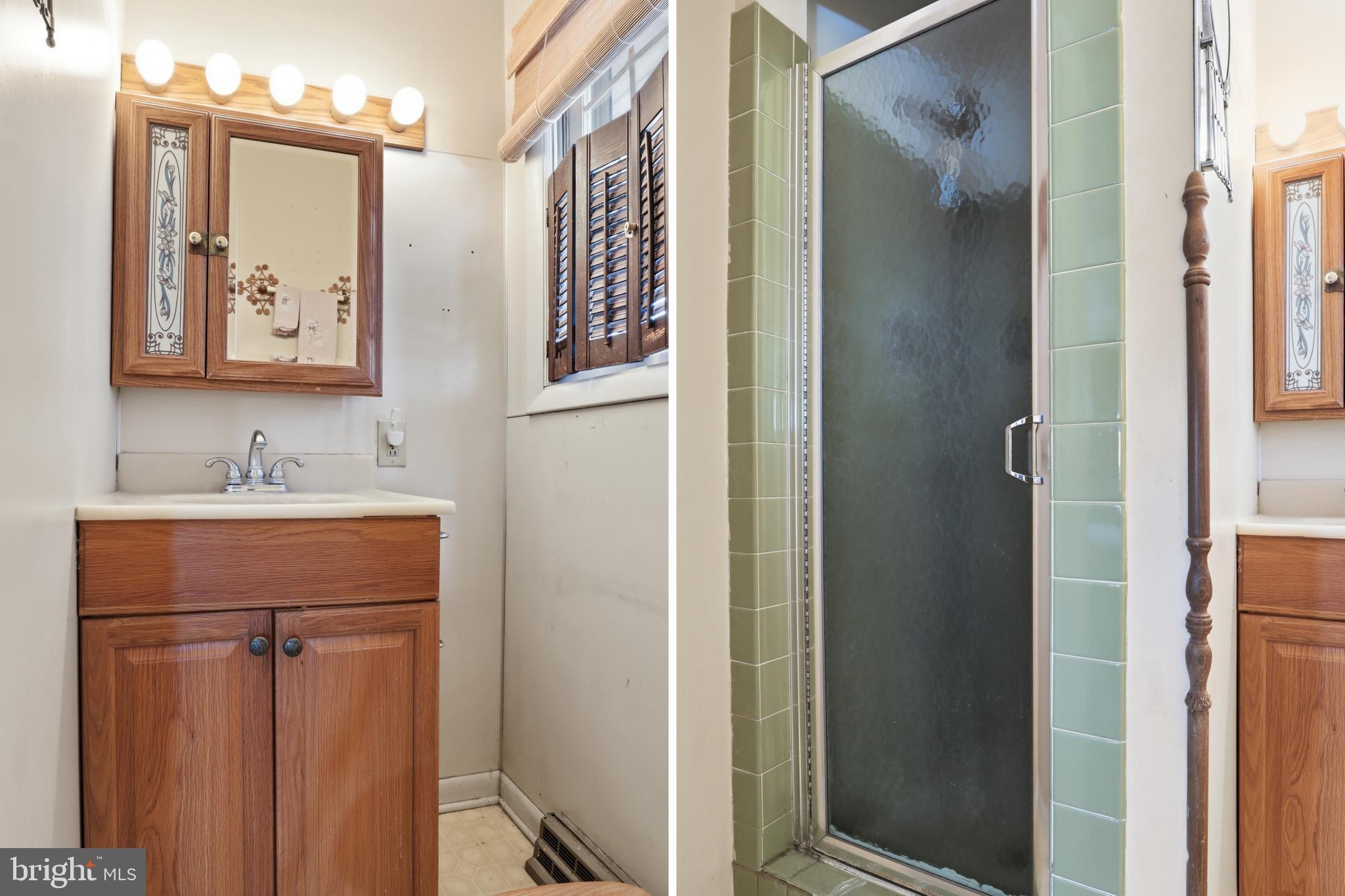 5200 Harmony Grove Road Dover, PA 17315 - Photo 21 of 50 a bathroom with a sink mirror and a shower