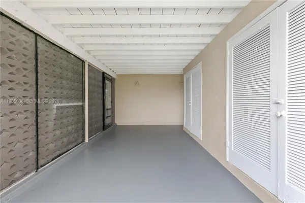 a view of an empty room