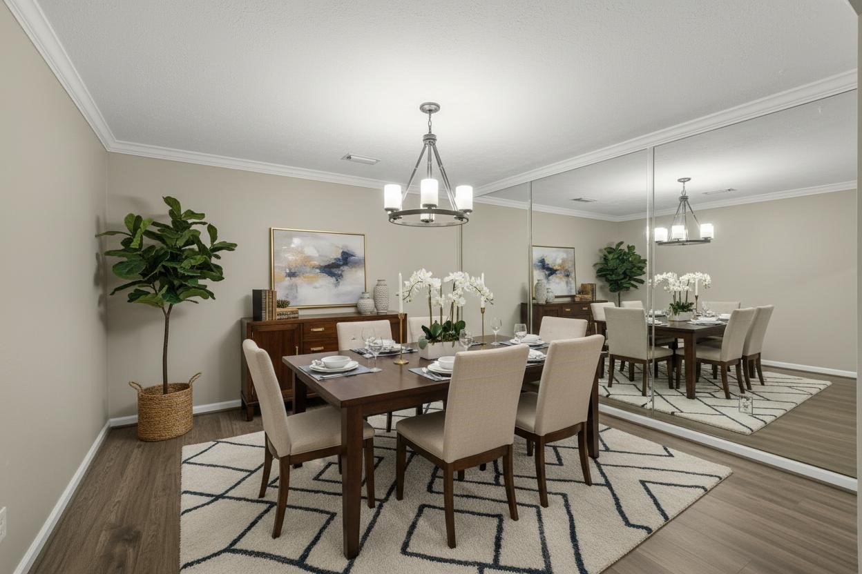 25302 Fairbrook Lane Spring, TX 77373 - Photo 14 of 49 a view of a dining room with furniture and chandelier