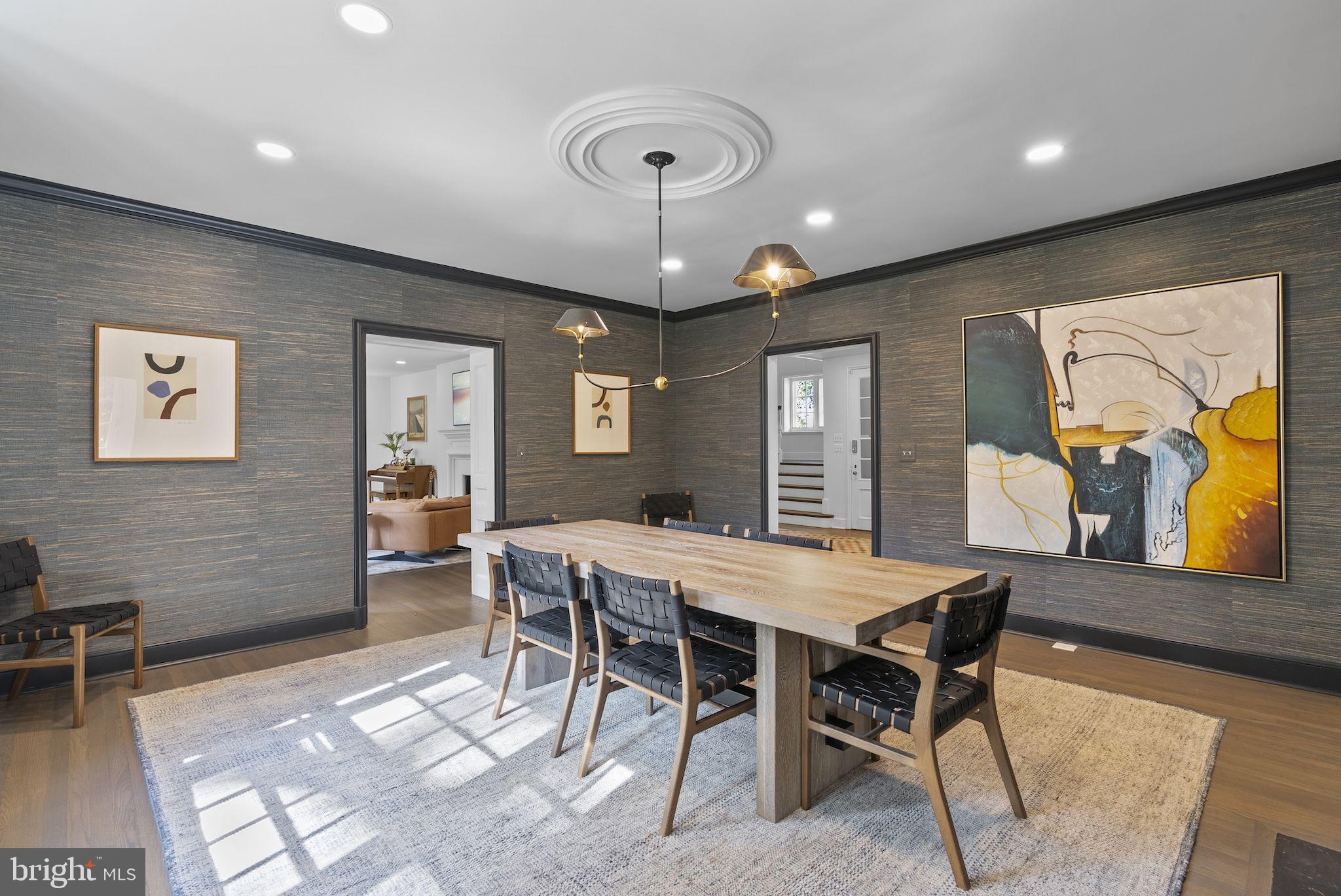 203 East Highfield Road Baltimore, MD 21218 - Photo 17 of 49 a view of a dining room with furniture window and wooden floor