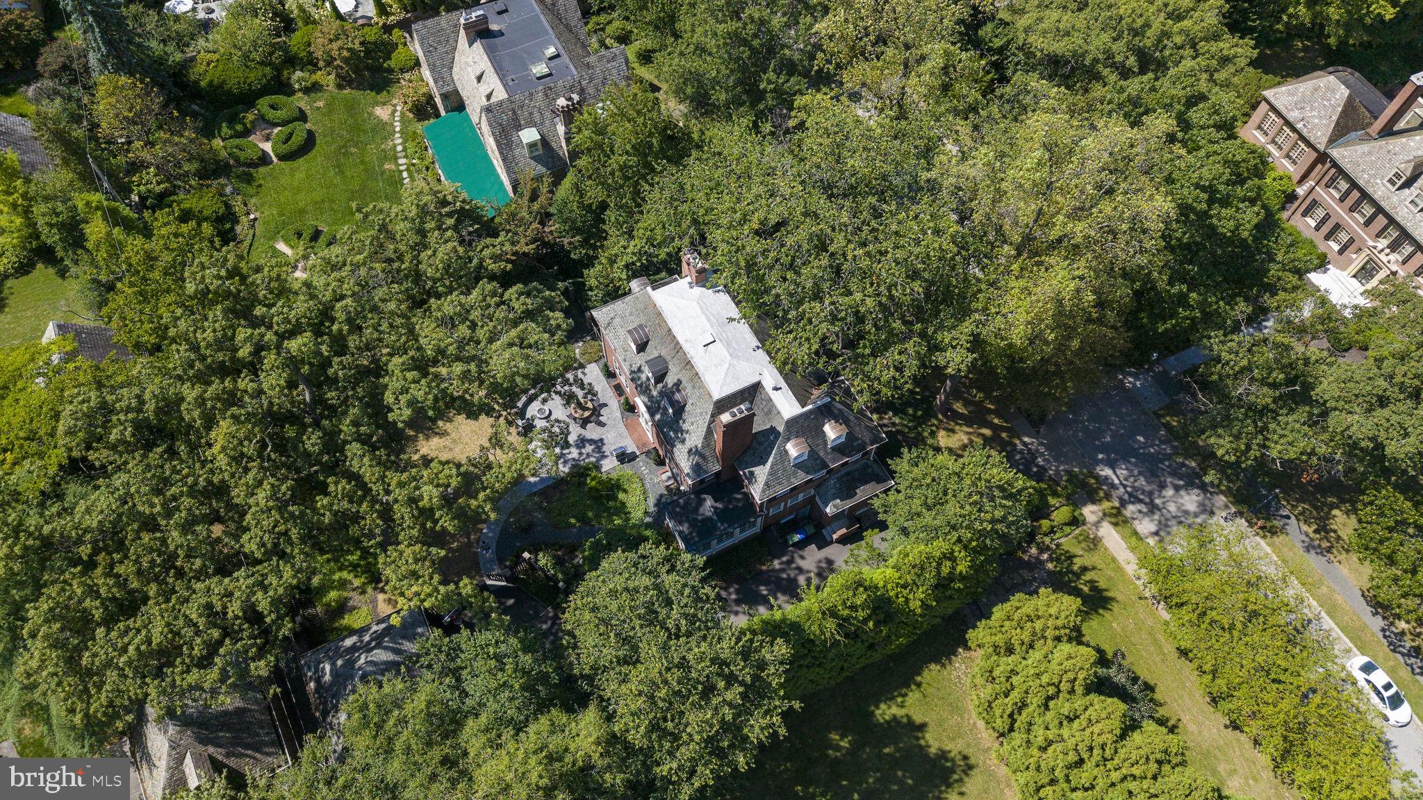 203 East Highfield Road Baltimore, MD 21218 - Photo 44 of 49 an aerial view of a house with a yard and outdoor seating