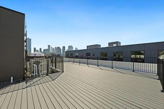 a view of roof deck