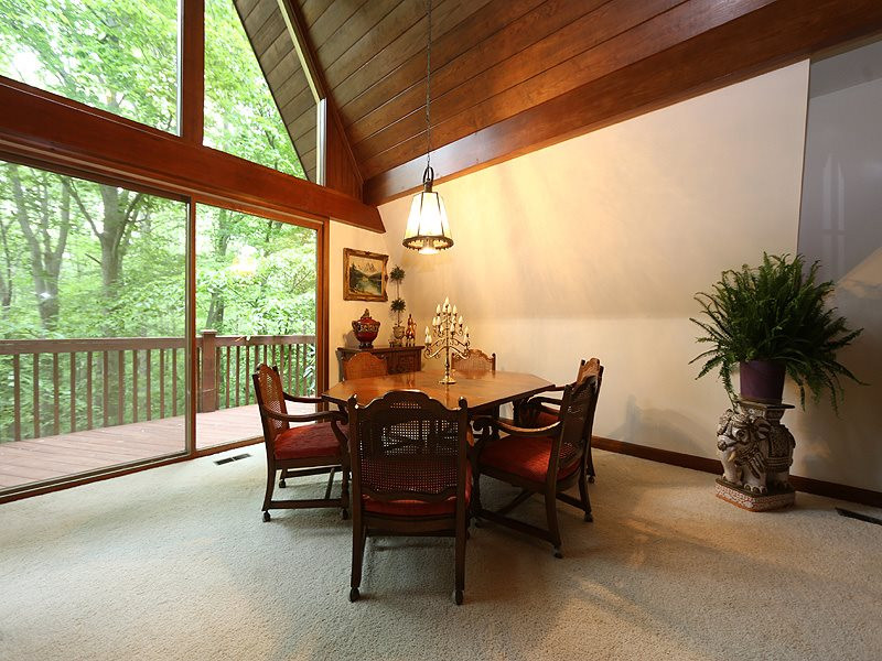 8600 Valley Brook Drive Raleigh, NC 27613 - Photo 5 of 25 Dining room can accommodate various table sizes and furniture. Dining Area