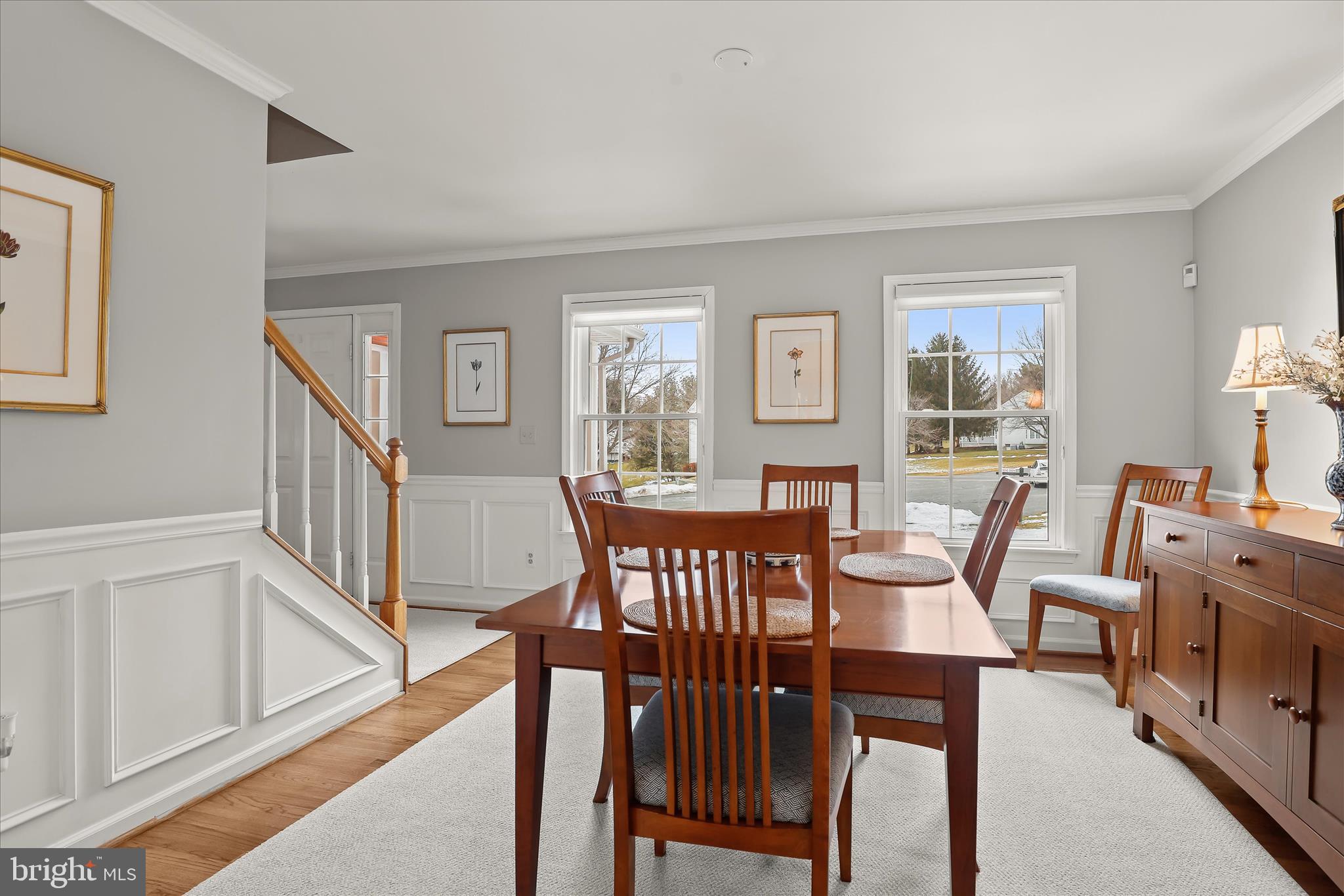 13 Farm Ridge Court Baldwin, MD 21013 - Photo 6 of 61 a view of a dining room with furniture a rug and wooden floor