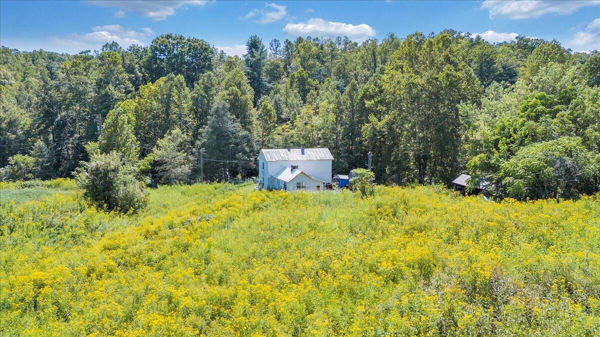5741 Providence Church Road Ferrum, VA 24088 - Photo 36 of 52 an aerial view of a house with a yard