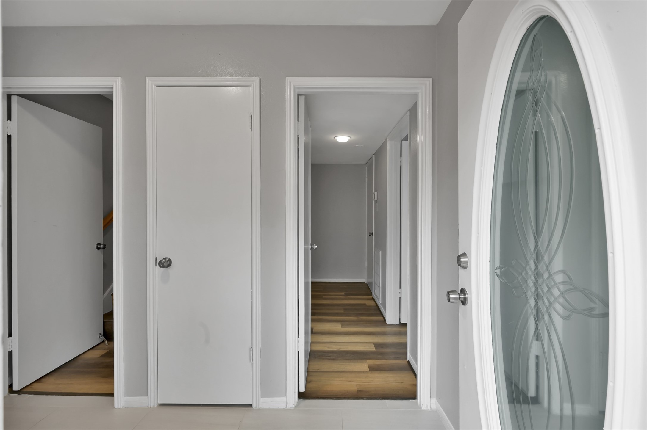 124 April Point Drive North Montgomery, TX 77356 - Photo 15 of 26 a view of a room with wooden floor and stairs