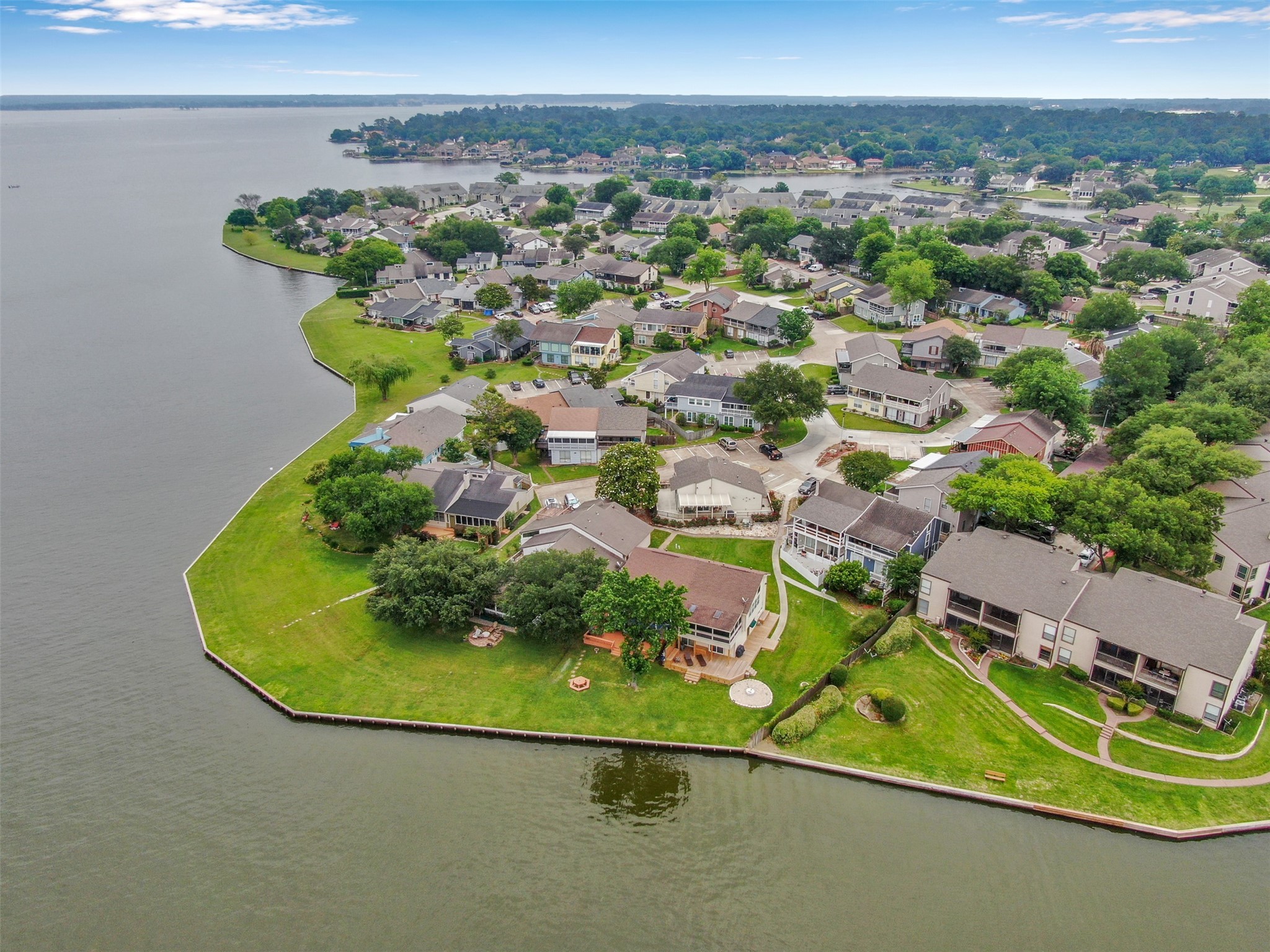 124 April Point Drive North Montgomery, TX 77356 - Photo 24 of 26 an aerial view of a residential houses with outdoor space and street view