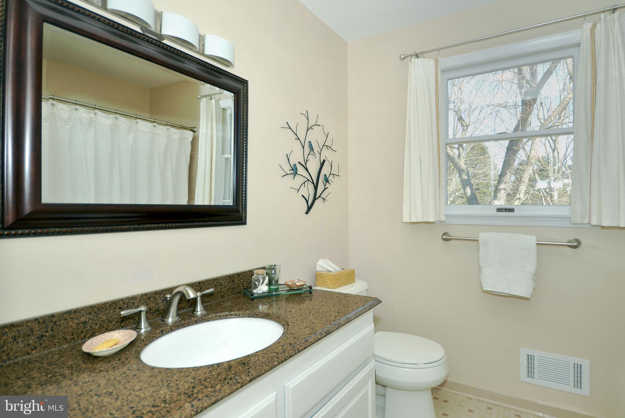12917 Gent Road Reisterstown, MD 21136 - Photo 28 of 37 Hall bath on upper level with granite countertops