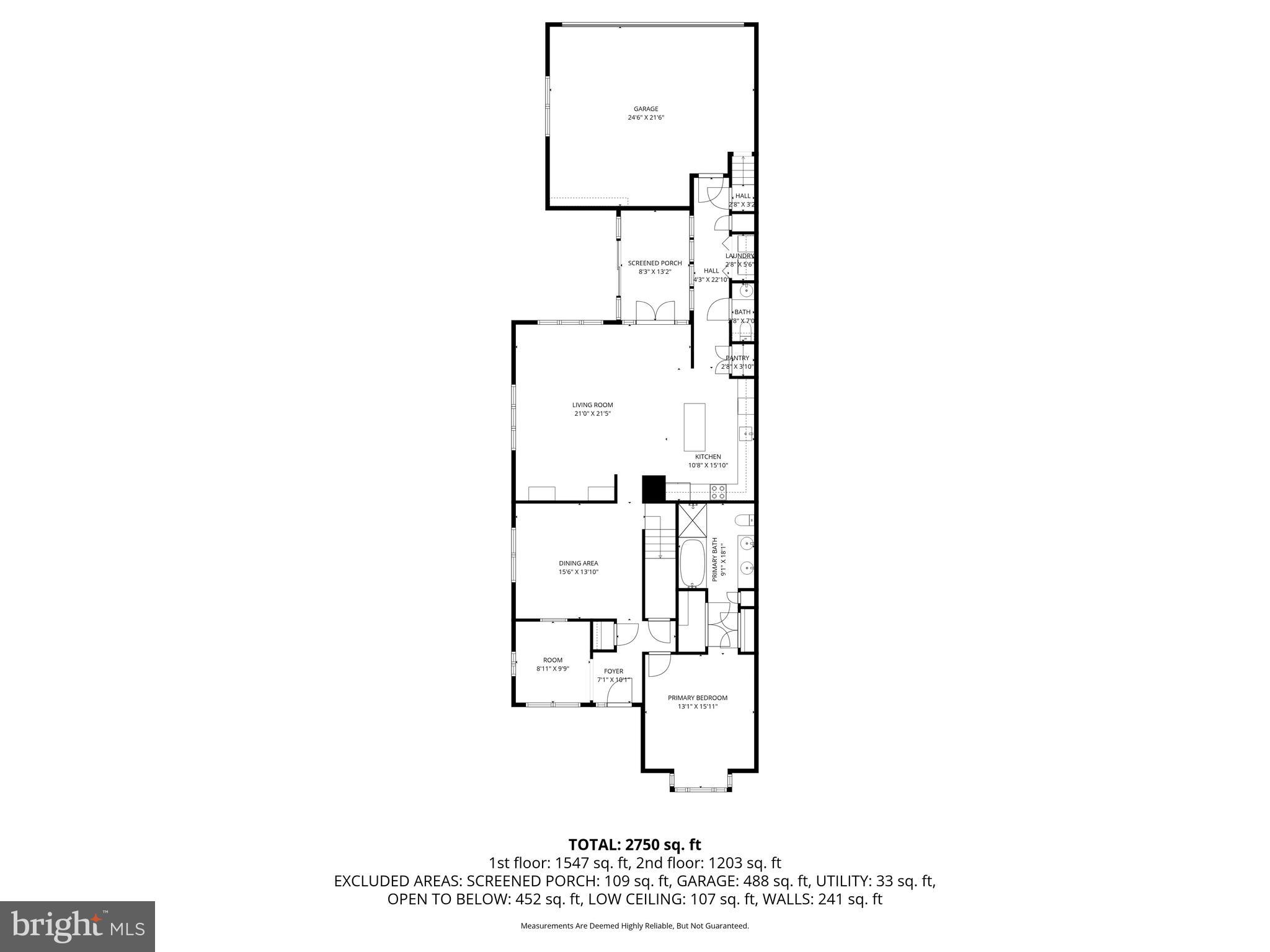 2607 Buckingham Road, Unit 78 Ellicott City, MD 21043 - Photo 42 of 43 a picture of a floor plan