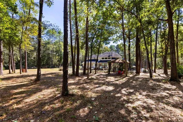 a view of a outdoor space with trees