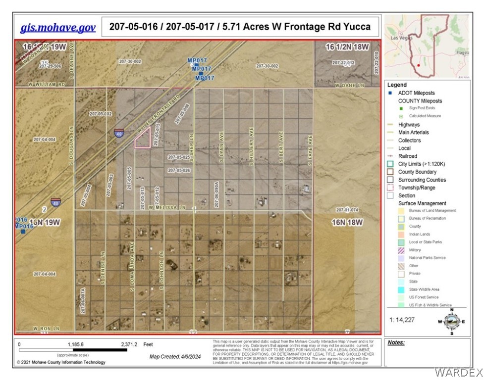 0 South Frontage Road Yucca, AZ 86438 - Photo 3 of 20 Lot