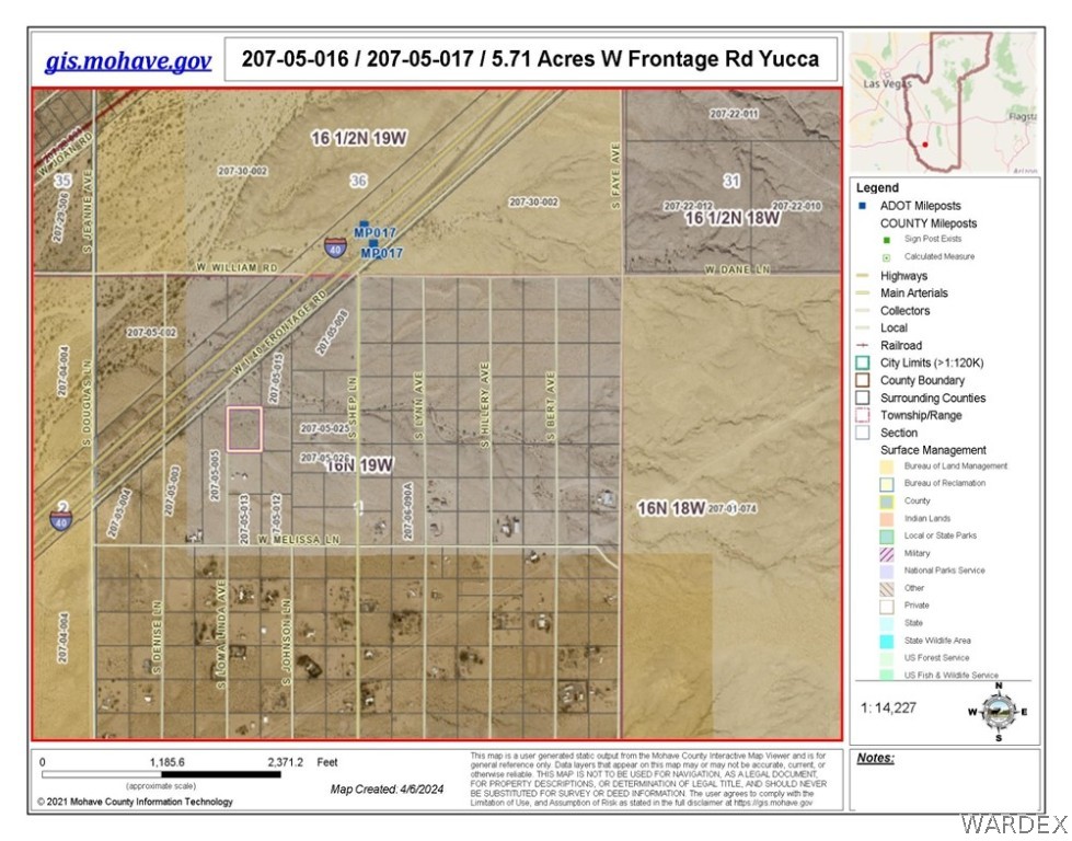 0 South Frontage Road Yucca, AZ 86438 - Photo 4 of 20 Lot