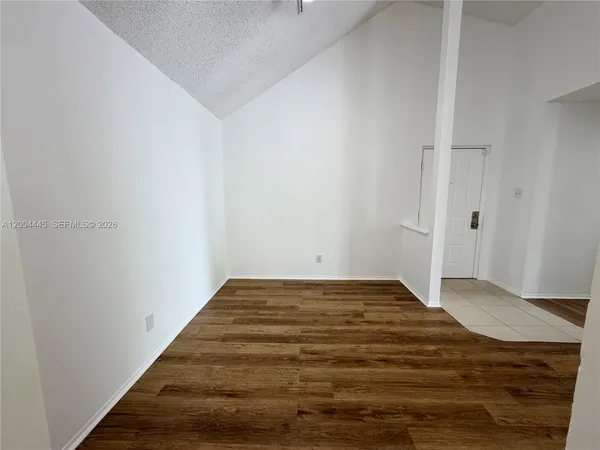 a view of empty room