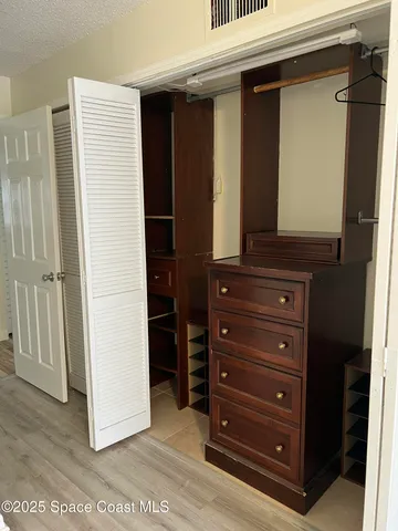 a view of closet