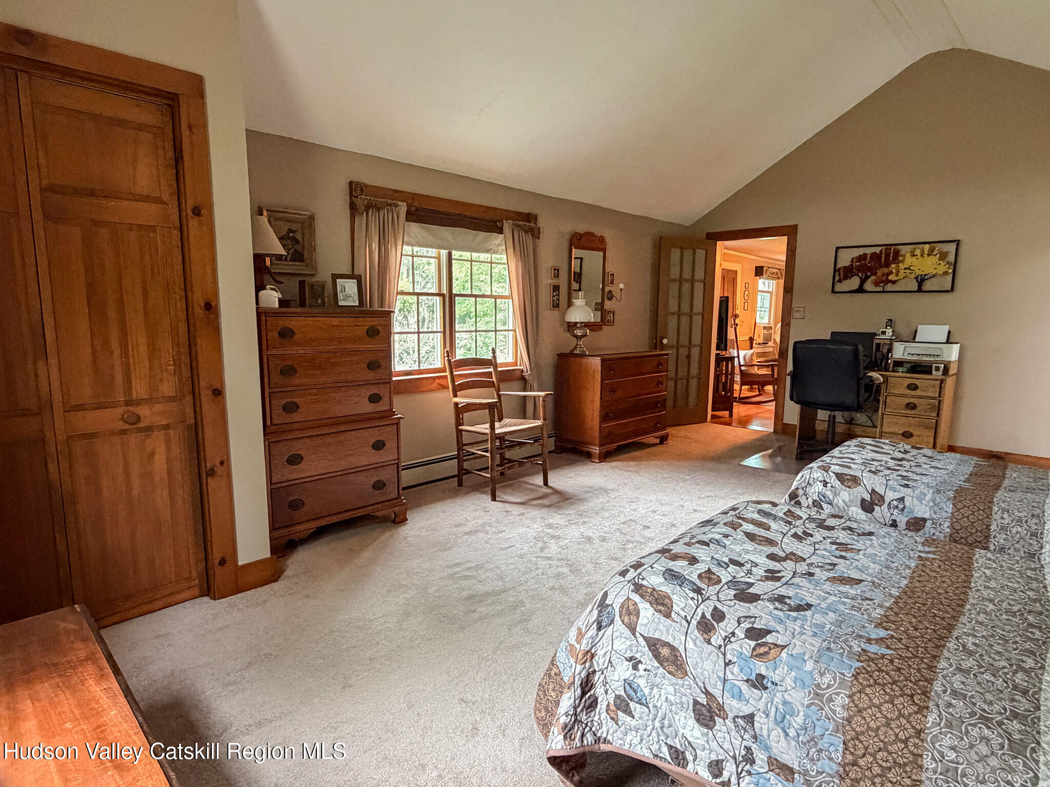 221 Camp Medusa Road Rensselaerville, NY 12120 - Photo 14 of 57 a bed room with a bed and furniture