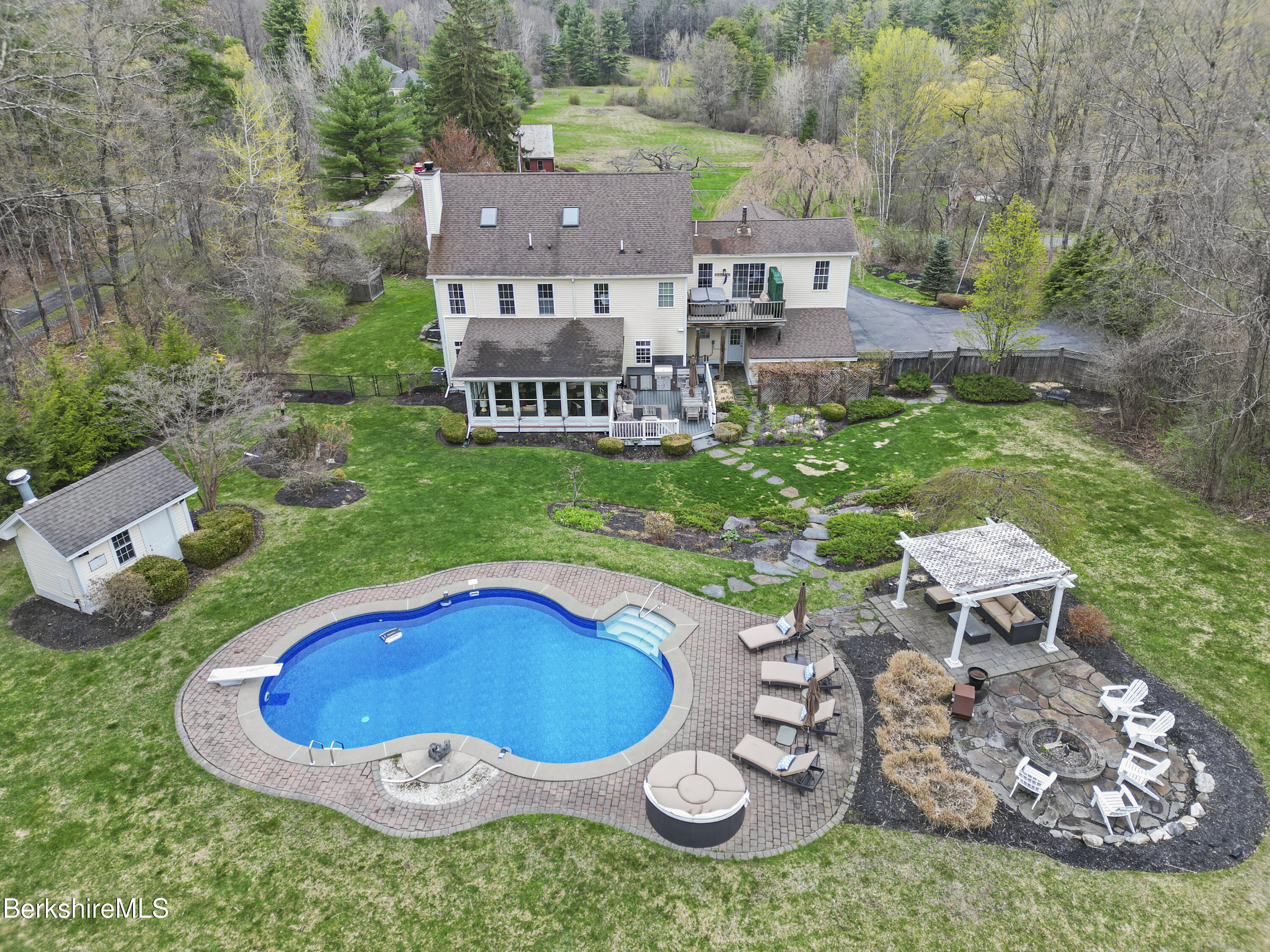 130 East Dugway Road Lenox, MA 01240 - Photo 92 of 95 925 Aerial View