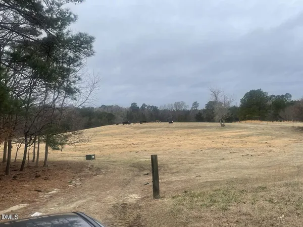 a view of a backyard of the house