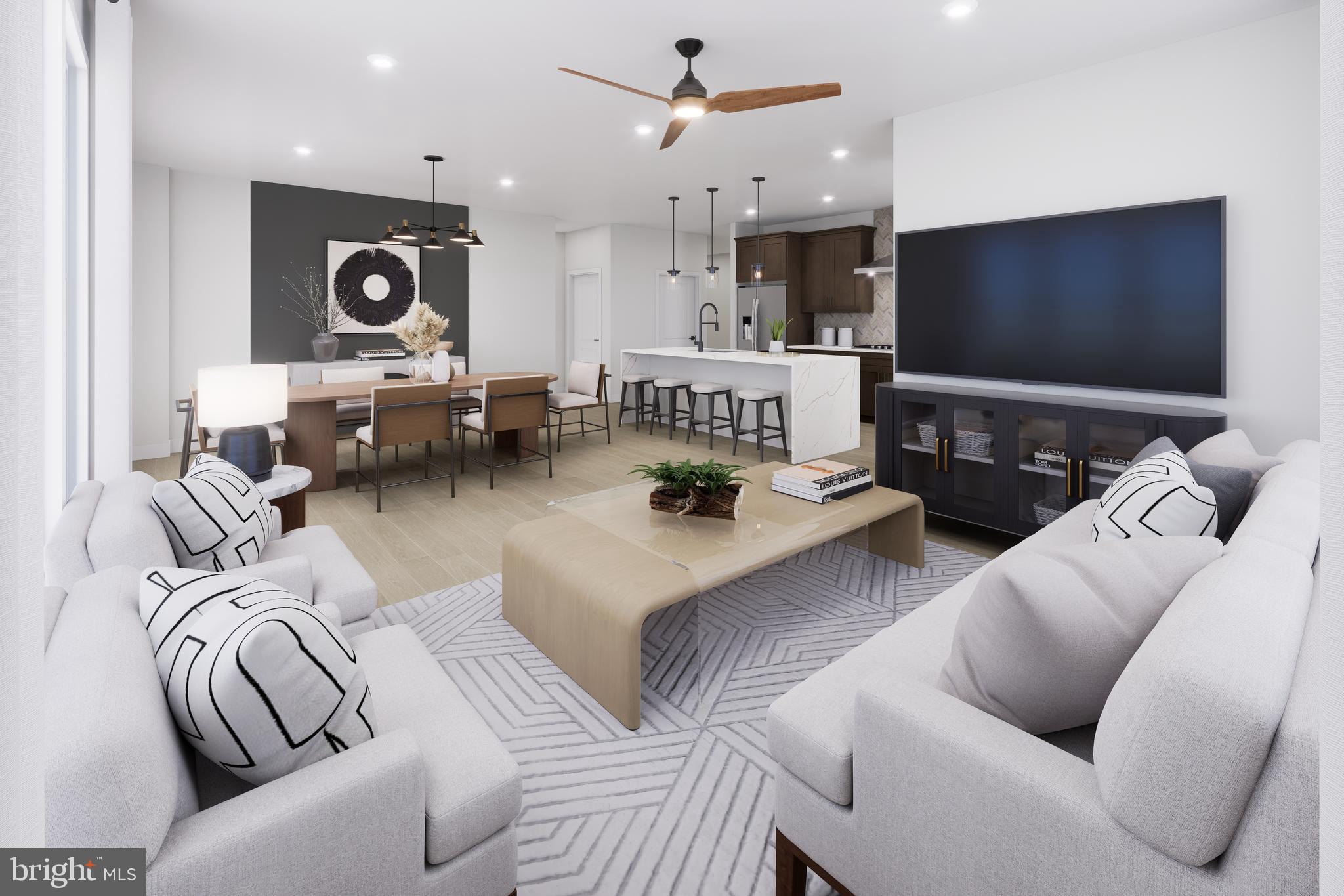 1121 Fortune Terrace, Unit 2 Potomac, MD 20854 - Photo 4 of 12 Gathering Room - Rendering