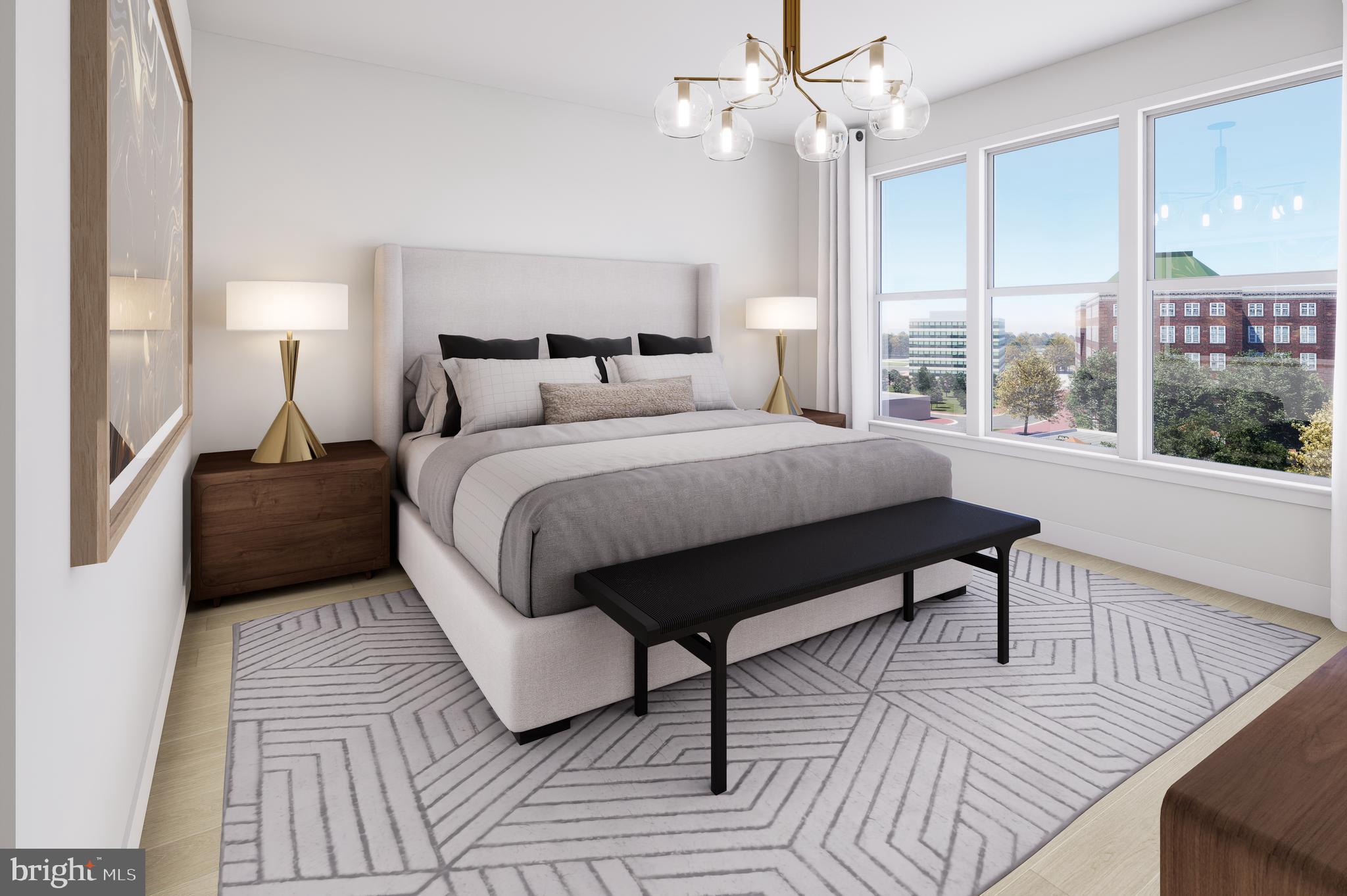 1121 Fortune Terrace, Unit 2 Potomac, MD 20854 - Photo 6 of 12 Owner's Suite - Rendering