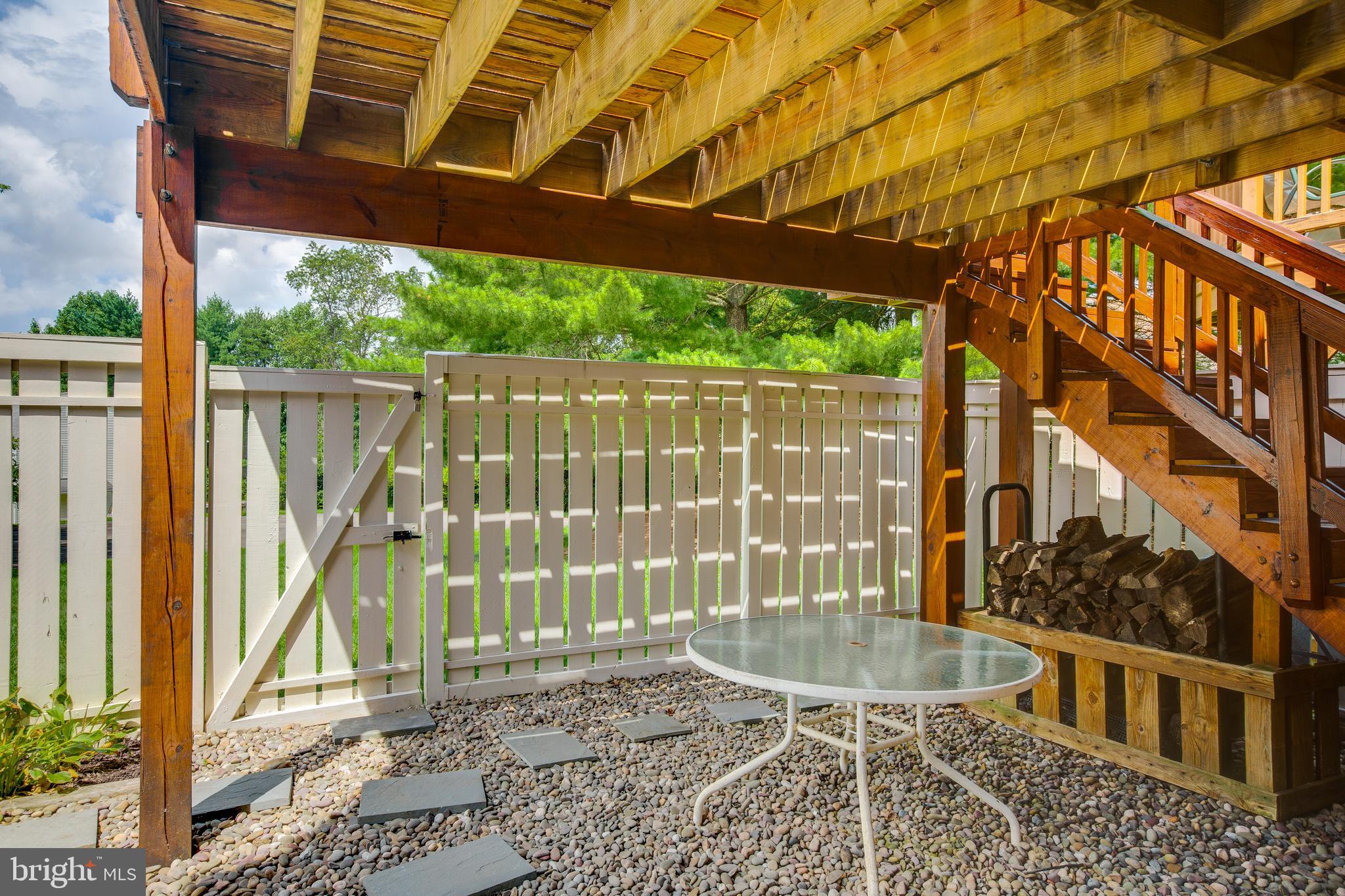 1709 Whisperhill Drive Reston, VA 20194 - Photo 14 of 41 Hardscape stone, pavers, plantings & wood storage.