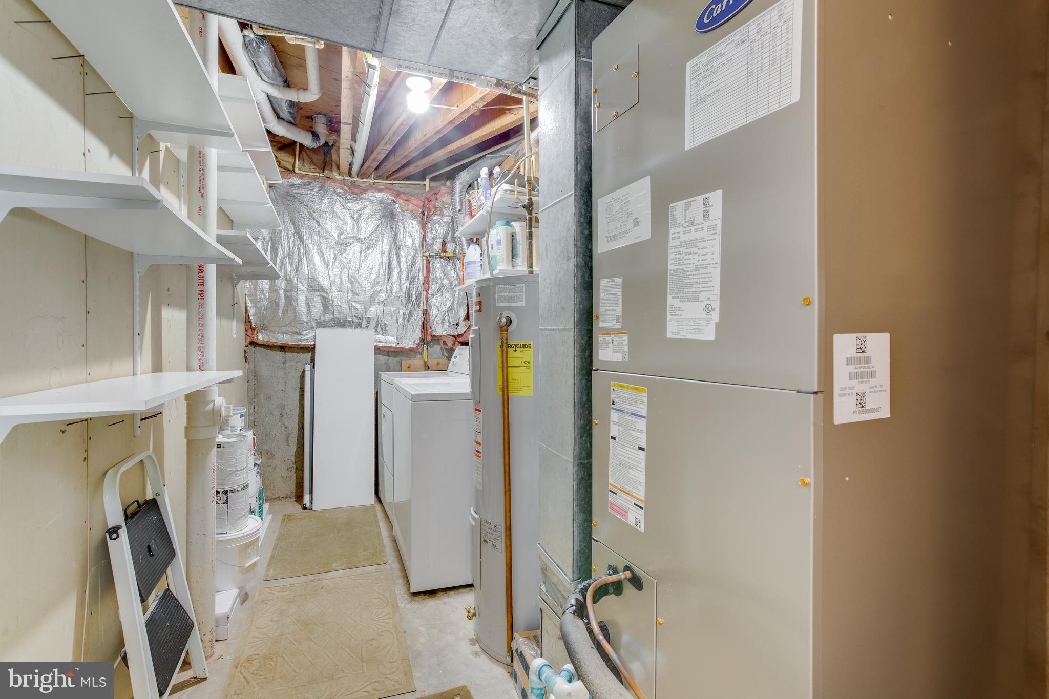 1709 Whisperhill Drive Reston, VA 20194 - Photo 32 of 41 Lower level laundry, mechanicals & storage.