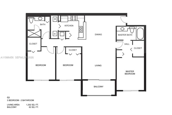 $3,400 | 6851 Southwest 44th Street, Unit 210, Miami, FL 33155