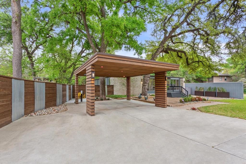 1617 Rambler Drive Waco, TX 76710 - Photo 30 of 36 Detached carport and concrete driveway
