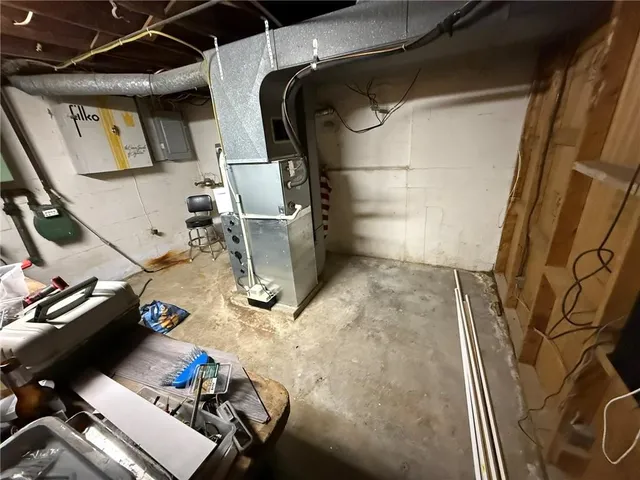 a view of storage and utility room