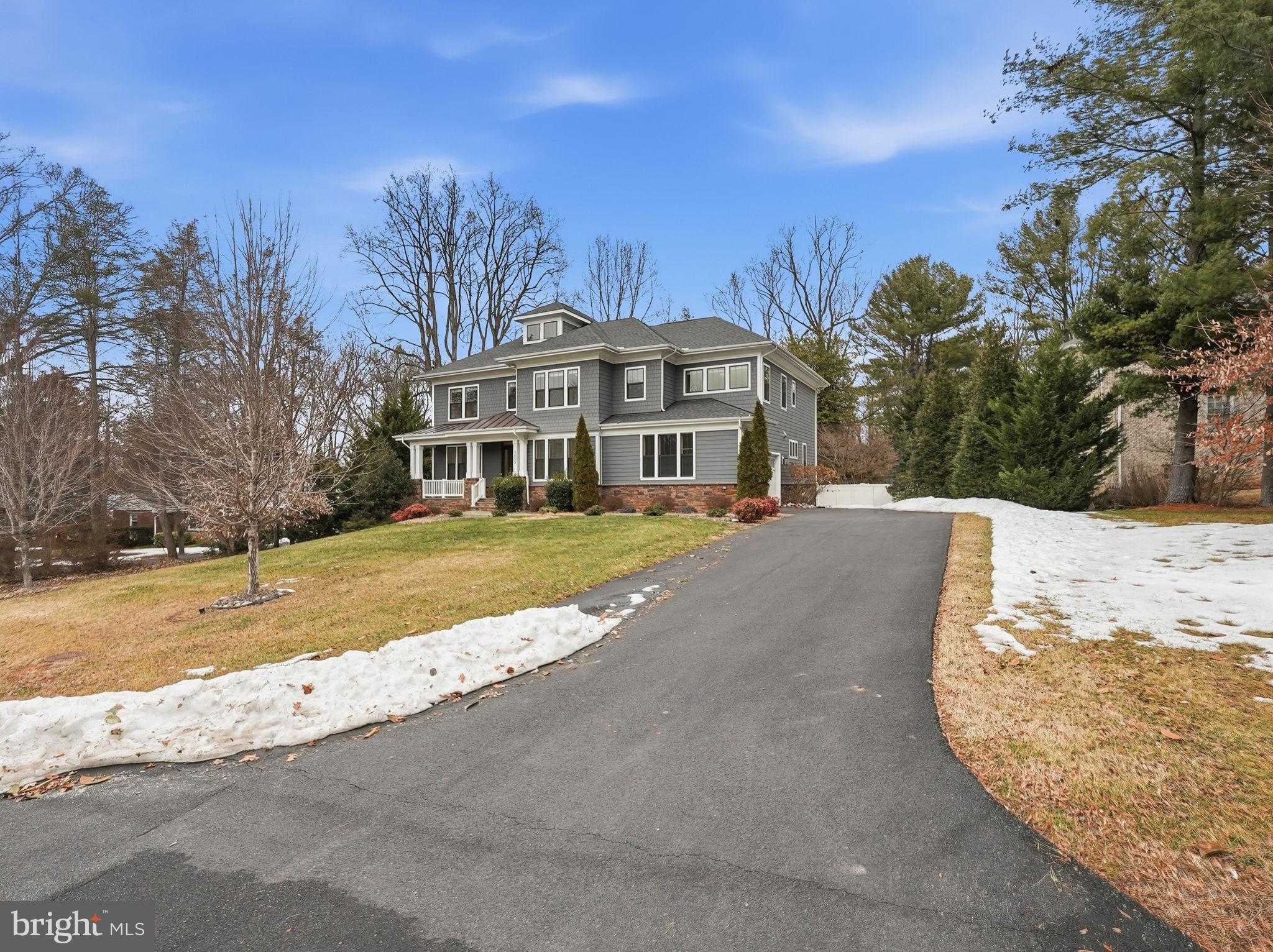 2867 Hill Road Vienna, VA 22181 - Photo 65 of 70 a view of a house with a snow in the yard