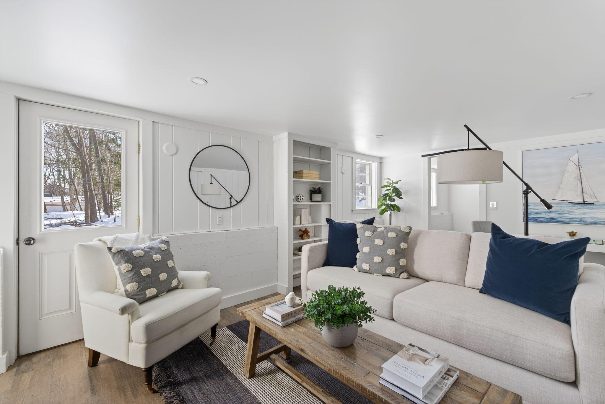 7 Wabun Road Cape Elizabeth, ME 04107 - Photo 23 of 33 Lower level living room