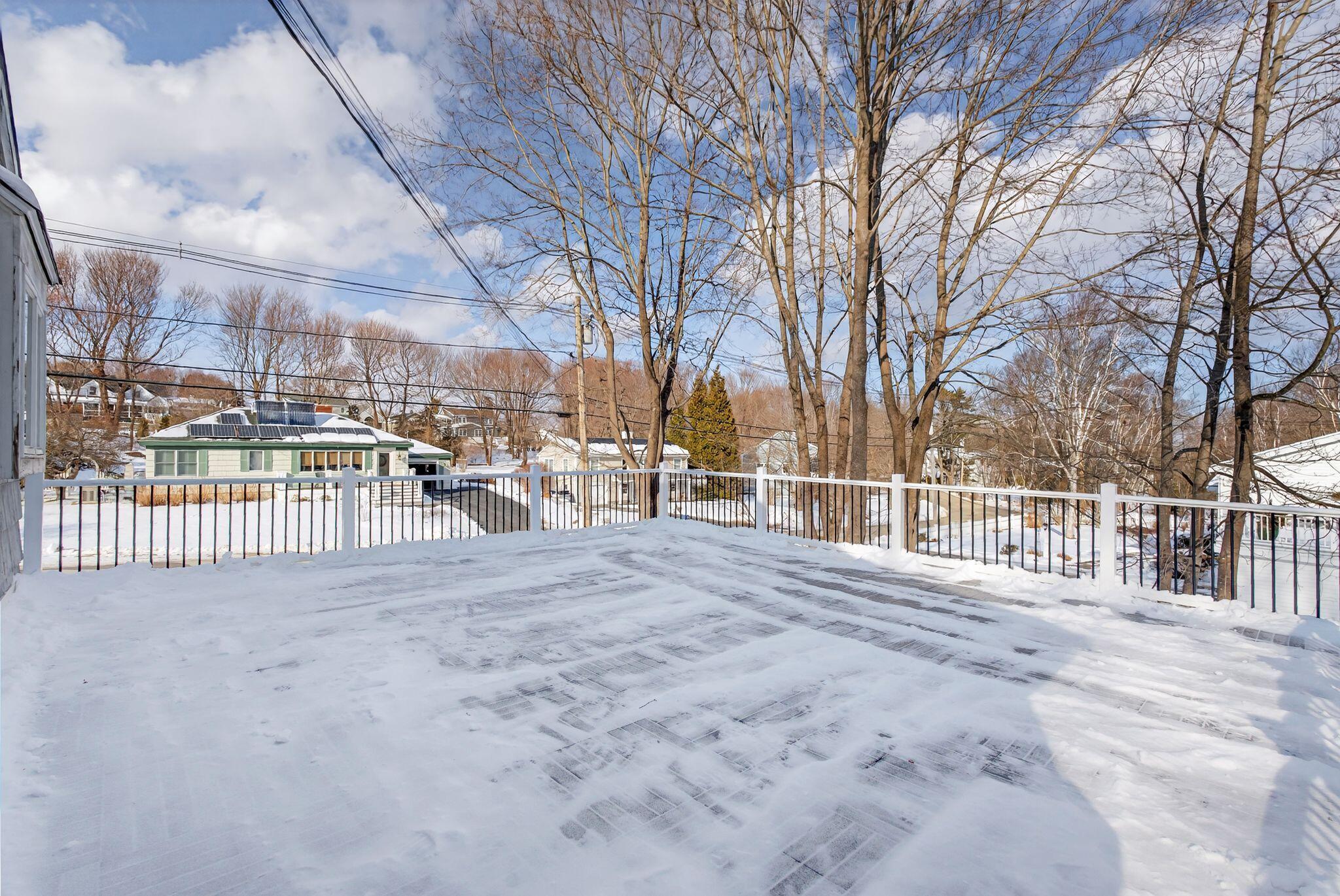 7 Wabun Road Cape Elizabeth, ME 04107 - Photo 28 of 33 Large deck with views of the ocean