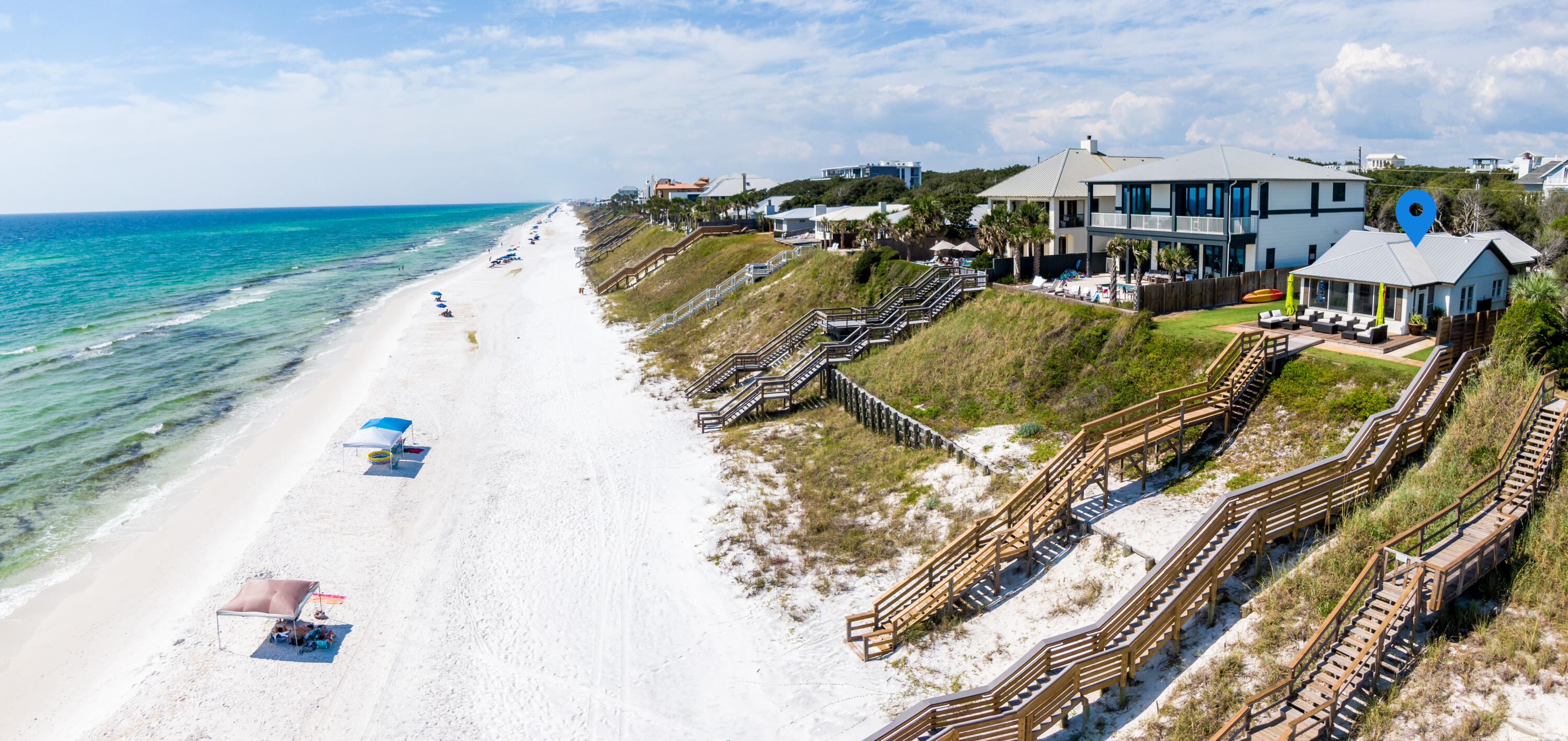 2912 East County Highway 30A Santa Rosa Beach, FL 32459 - Photo 42 of 43 an aerial view of residential houses with outdoor space