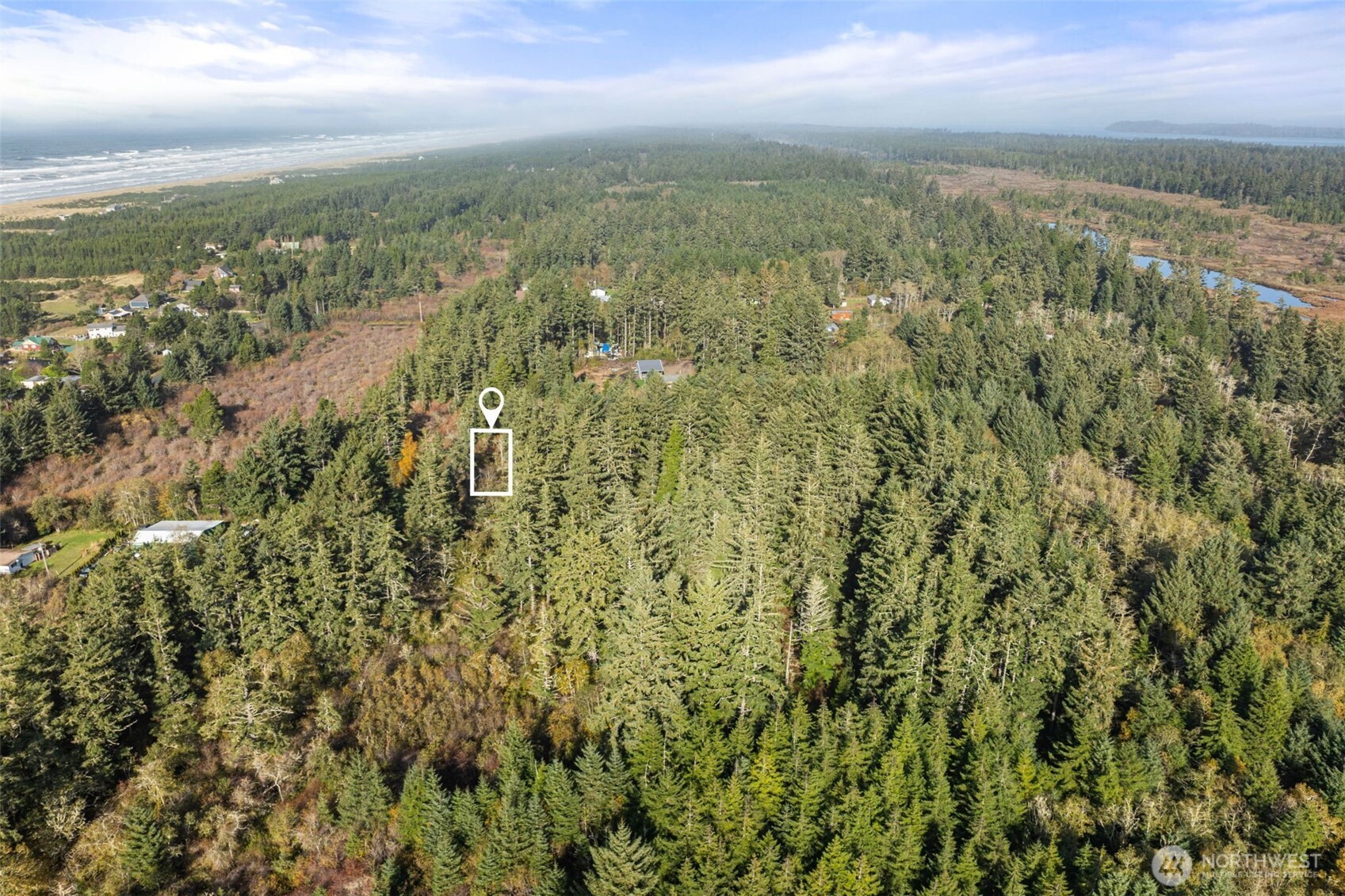 2 147th Place Long Beach, WA 98631 - Photo 9 of 9 a view of a city with an aerial view of residential houses with city view