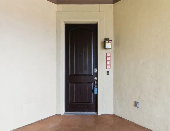 a view of front door