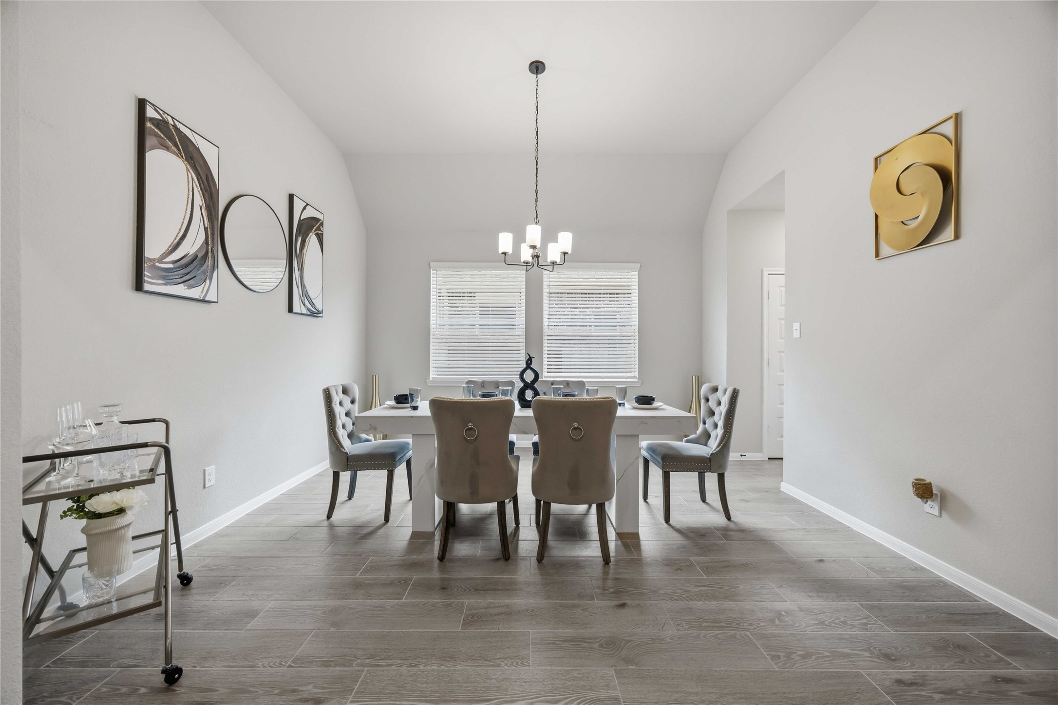 2808 Bisbee Road League City, TX 77573 - Photo 17 of 42 Formal Dining- Vaulted Ceilings