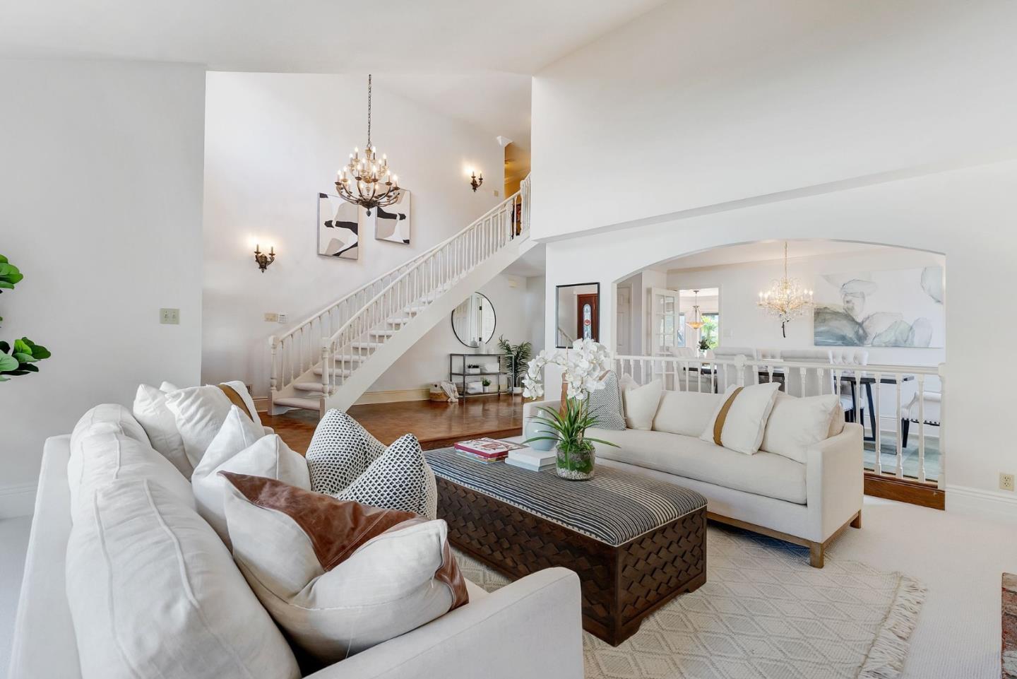 1544 Edmond Drive San Carlos, CA 94070 - Photo 5 of 44 a living room with furniture and wooden floor
