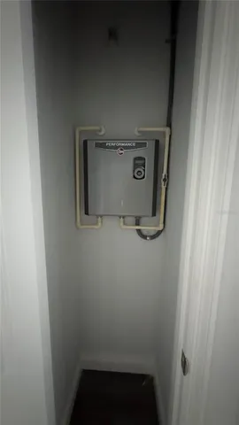 a view of storage and utility room