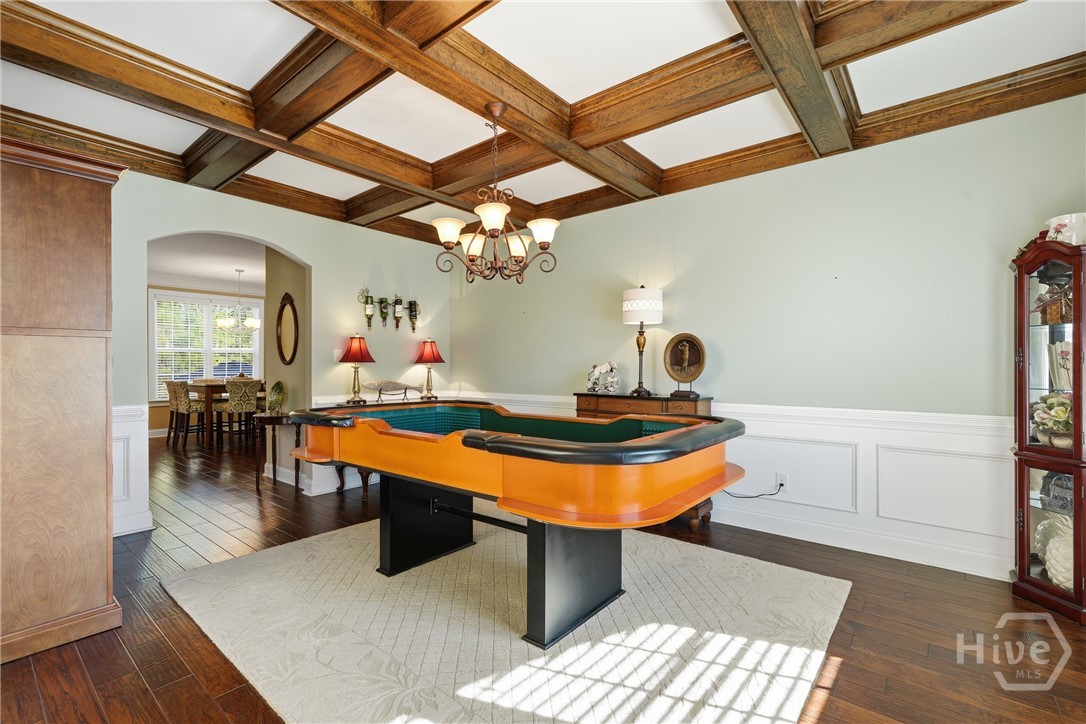 16 Wyndy Court Pooler, GA 31322 - Photo 11 of 52 Gorgeous coffered ceiling in formal dining room