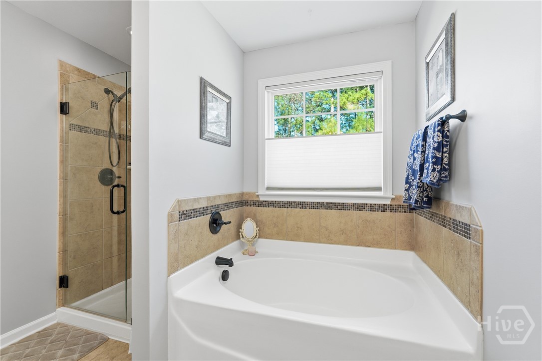 16 Wyndy Court Pooler, GA 31322 - Photo 34 of 49 Walk-in shower and soaking tub