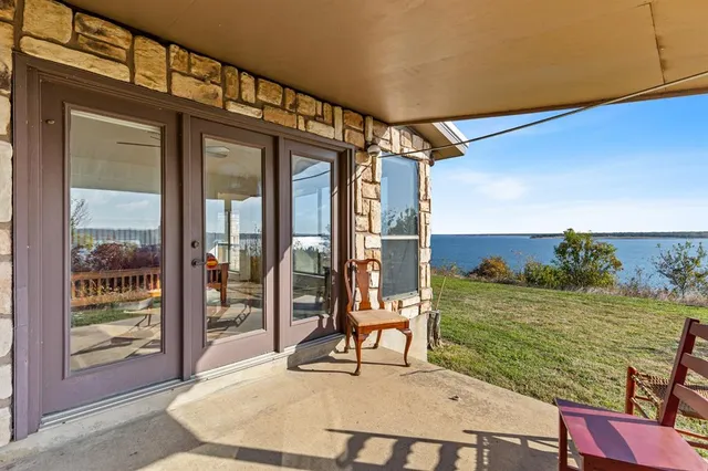 a view of a ocean from a balcony