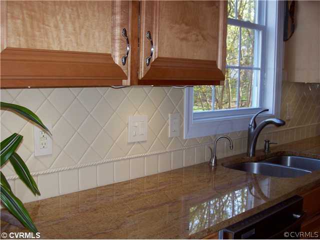 3600 Raftersridge Drive Midlothian, VA 23113 - Photo 7 of 12 Kitchen - Blacksplash & Granite Countertops