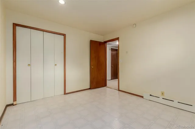 a view of an empty room