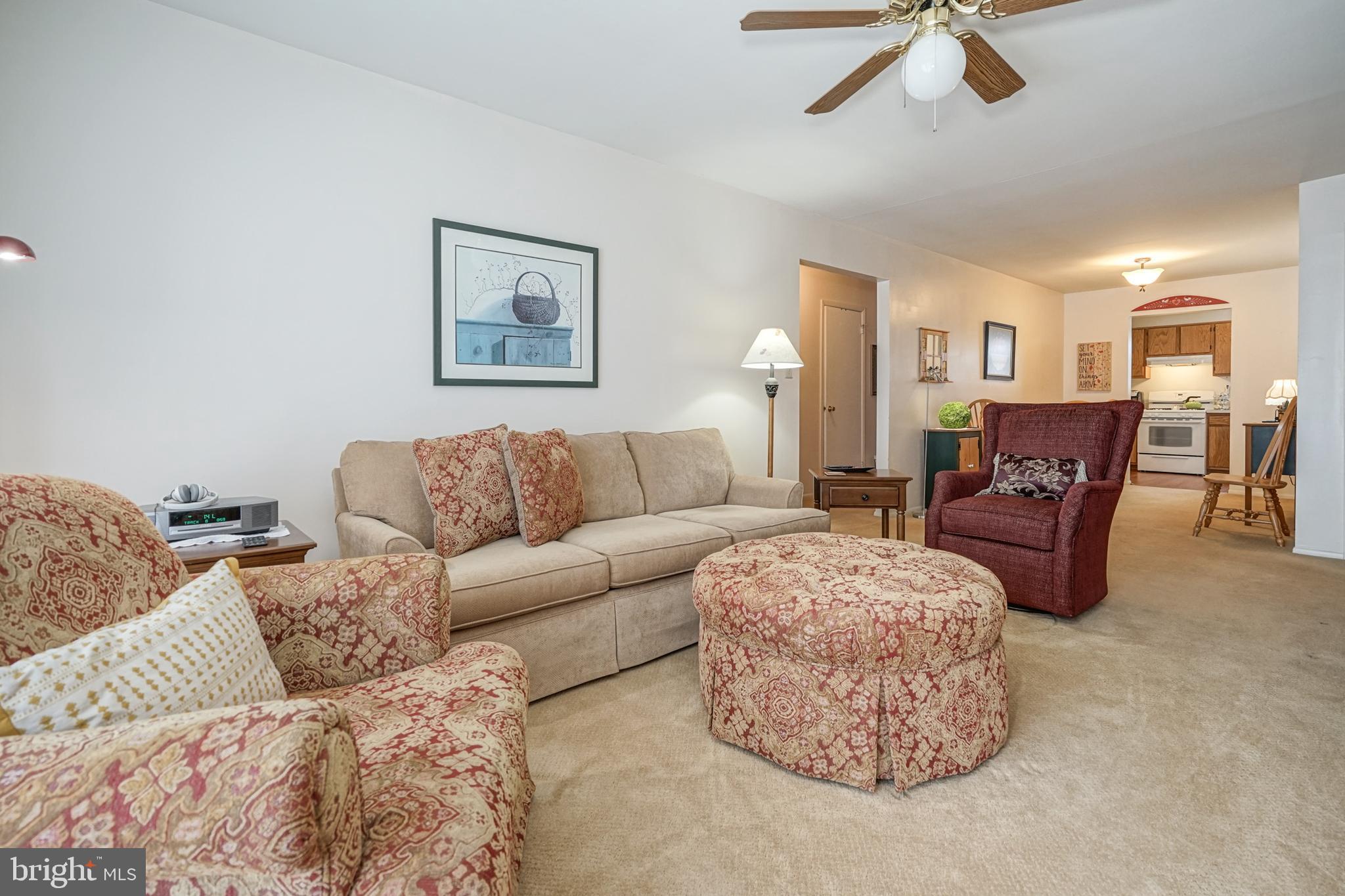 809 Woodchip Road Lumberton, NJ 08048 - Photo 4 of 24 Living Room Open to the Dining & Kitchen