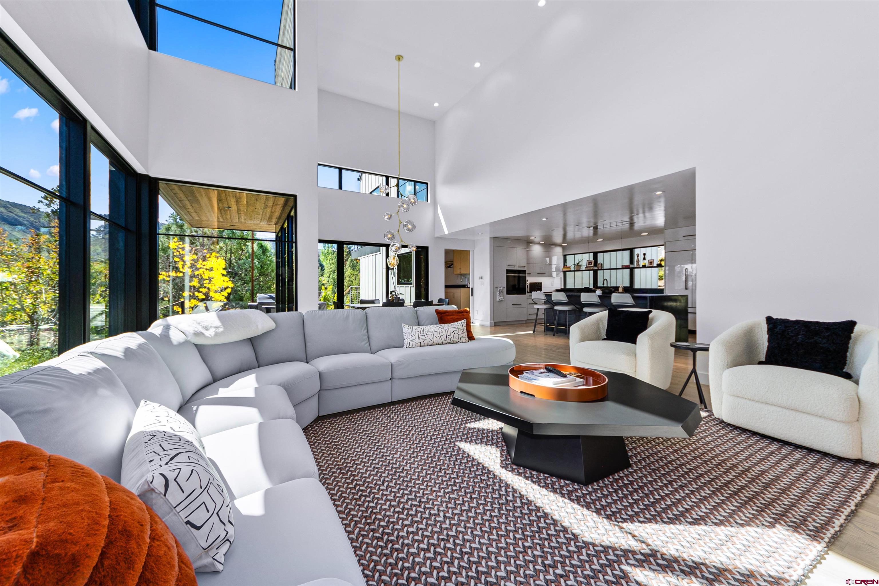 12 Falcon Way Durango, CO 81301 - Photo 15 of 38 a living room with furniture and a large window