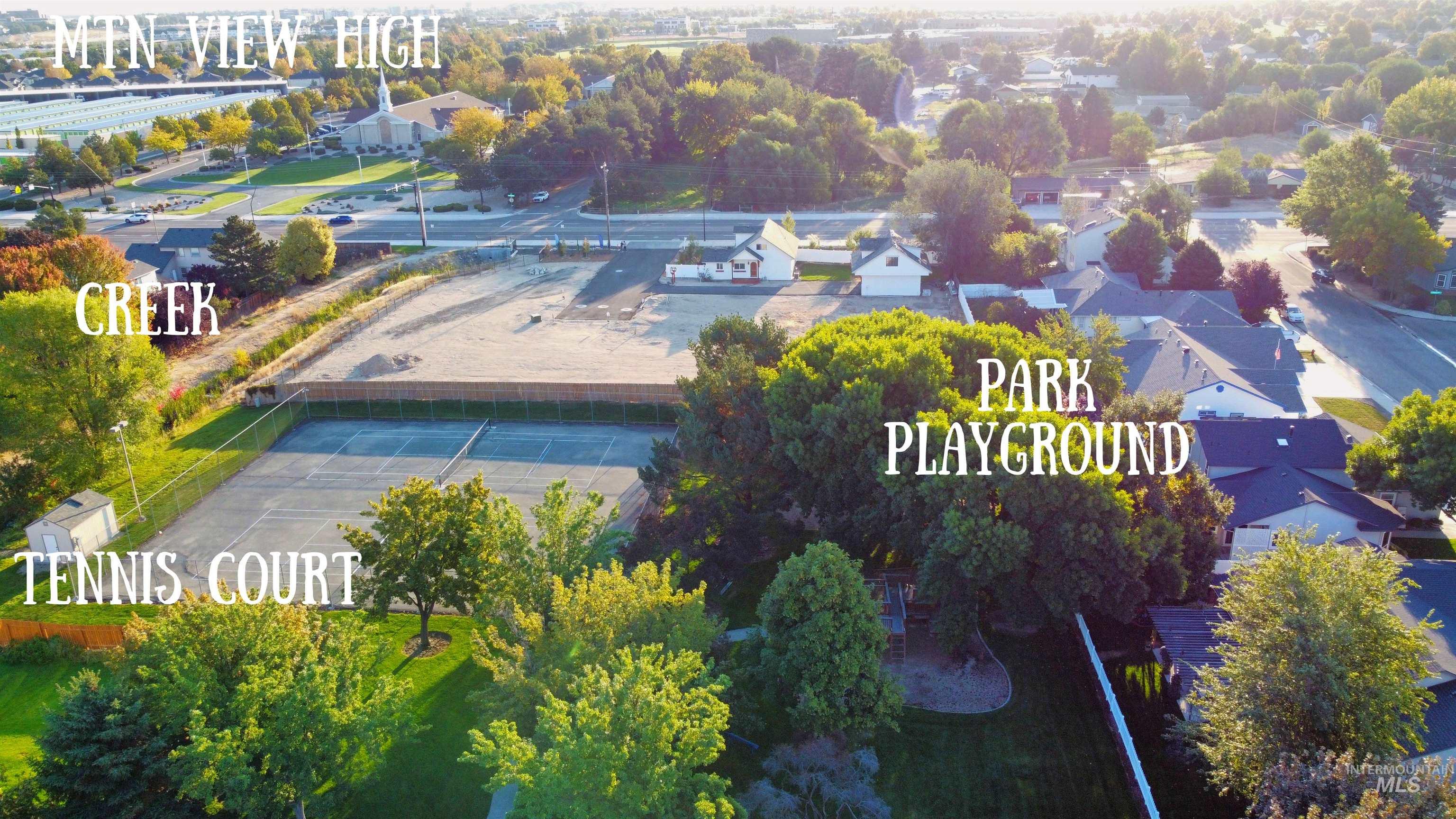 2019 South Locust Grove Road Meridian, ID 83642 - Photo 7 of 20 Nine Mile Creek Water Way, Private Park and tennis courts, Mountain View High School