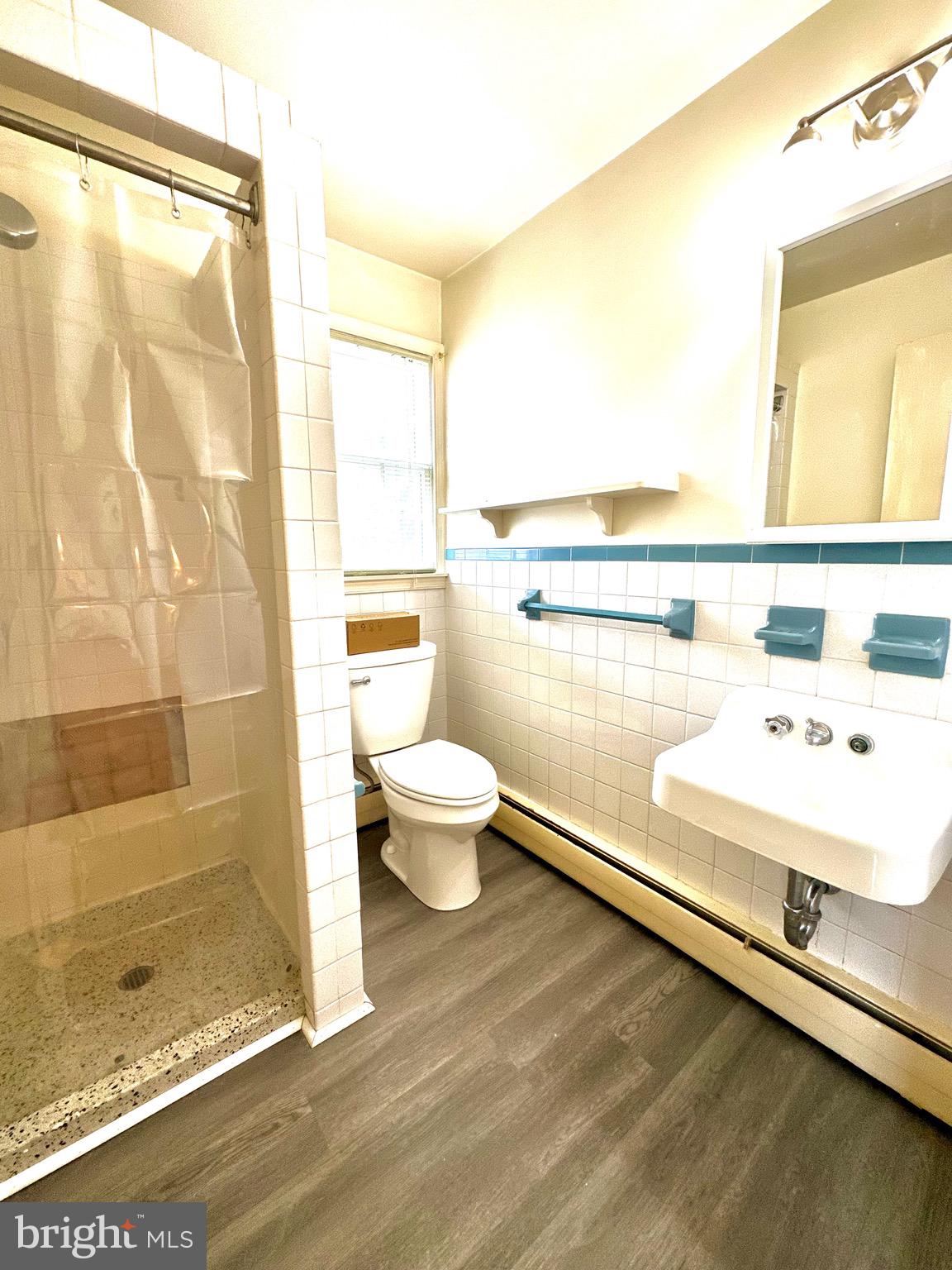 116 Main Street Townsend, DE 19734 - Photo 42 of 68 a bathroom with a sink mirror and a shower