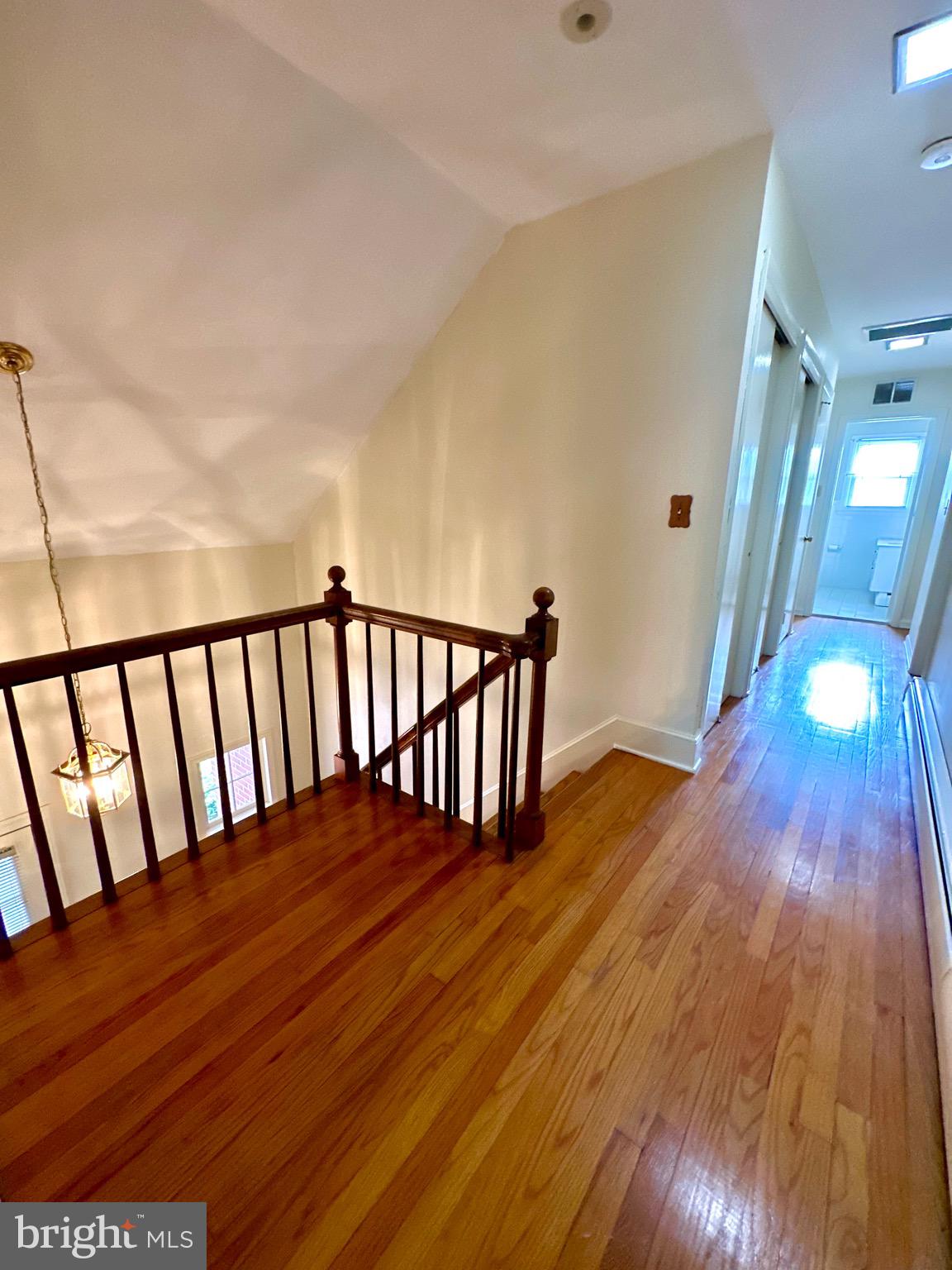 116 Main Street Townsend, DE 19734 - Photo 59 of 68 a view of a hallway view with wooden floor and fence
