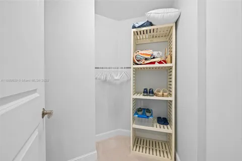 a room with storage and utility
