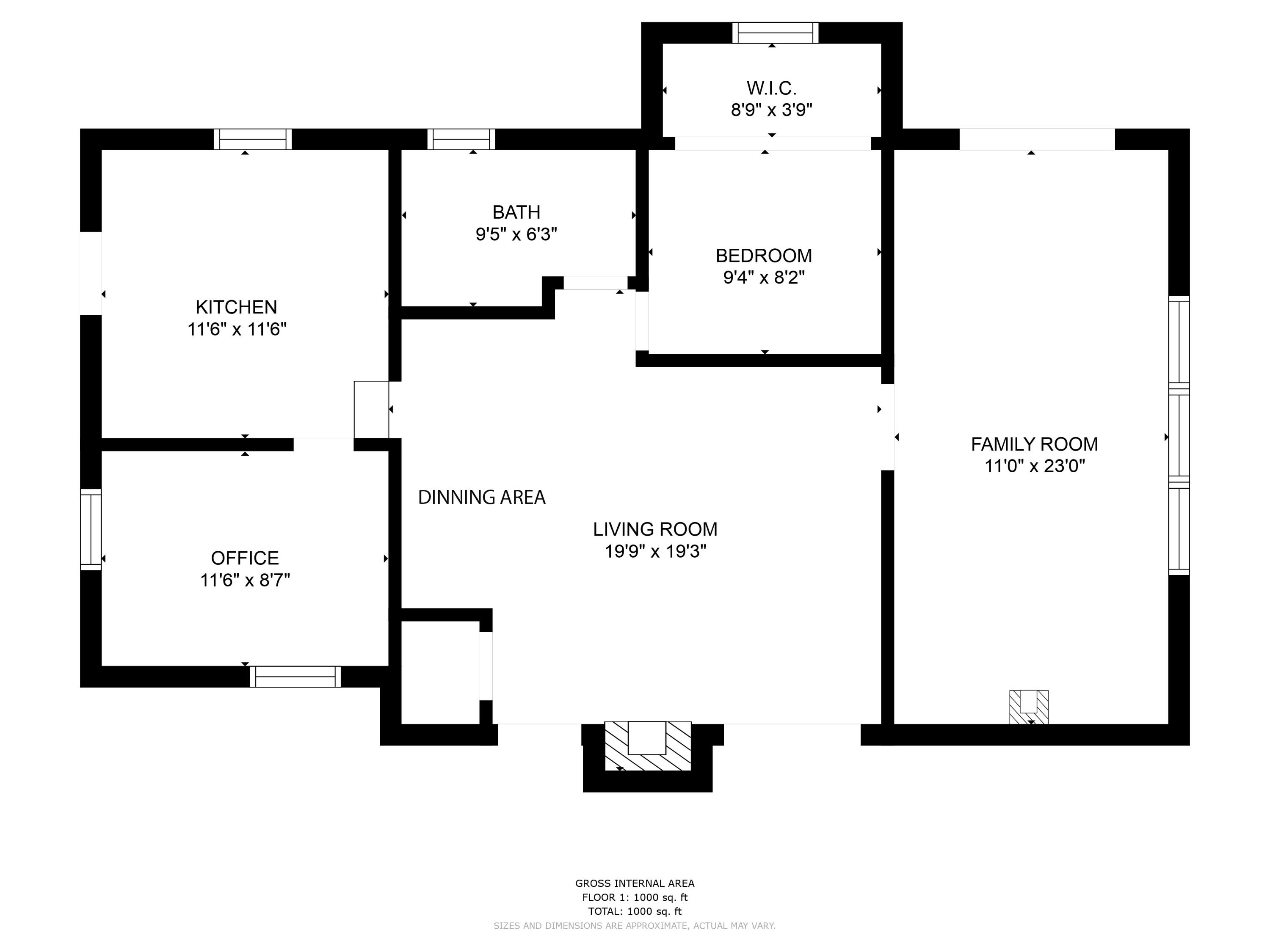 14139 Cinder Road Beulah, MI 49617 - Photo 8 of 43 all_floors_dimensions_14139_cinder_rd___