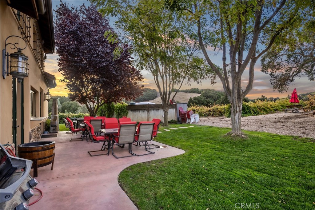 3000 Oakdale Road Paso Robles, CA 93446 - Photo 11 of 26 a view of a backyard with sitting area